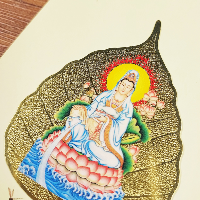 【開運小物】菩提葉唐卡